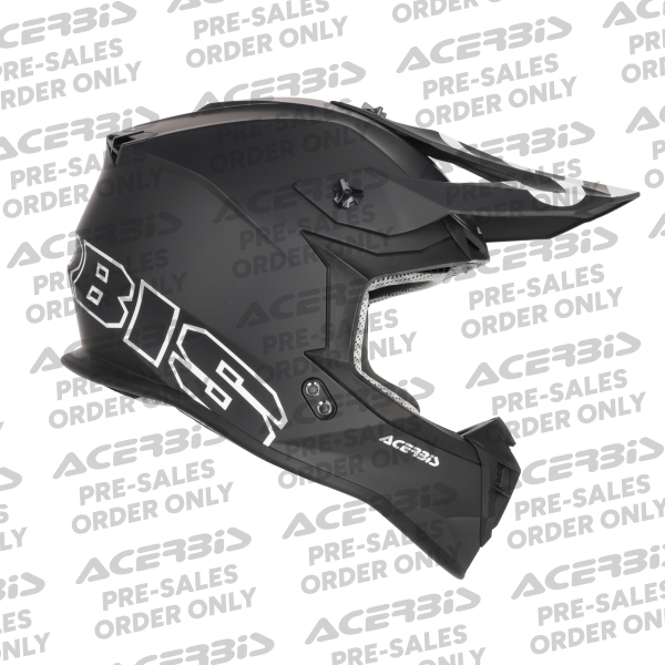 ACERBIS LINEAR 22-06 SOLID COLOR HELMET BLACK/WHITE XXL, 3