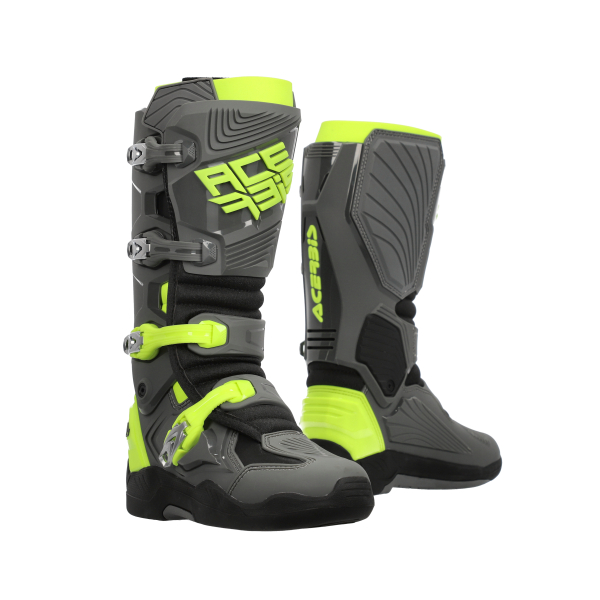 ACERBIS WHOOPS BOOTS GREY/YELLOW T.44, 2
