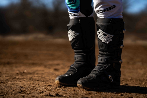 ACERBIS WHOOPS BOOTS BLACK/WHITE T.44, 6