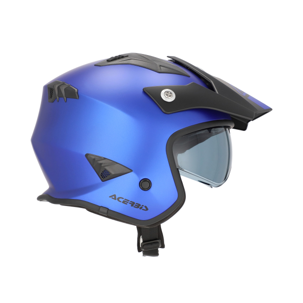 ACERBIS JET ARIA METALLIC HELMET BLUE XS, 9