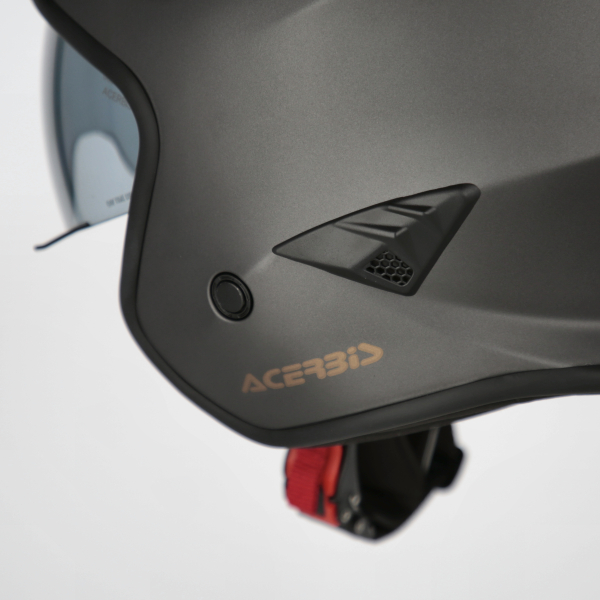 ACERBIS JET ARIA METALLIC HELMET DARK GREY XXL, 4