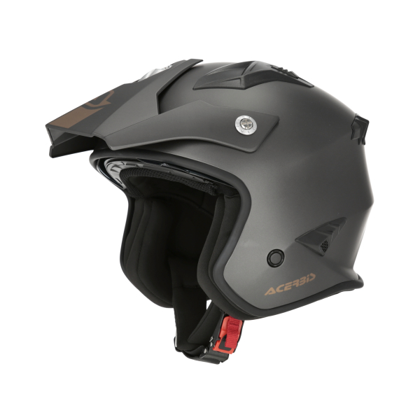 ACERBIS JET ARIA METALLIC HELMET DARK GREY XXL, 7