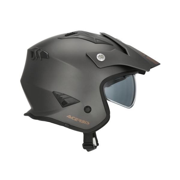 ACERBIS JET ARIA METALLIC HELMET DARK GREY XXL, 11