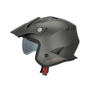 ACERBIS JET ARIA METALLIC HELMET DARK GREY XXL, 6