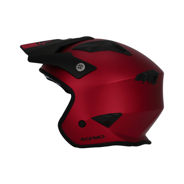 ACERBIS JET ARIA METALLIC HELMET RED XS, 2