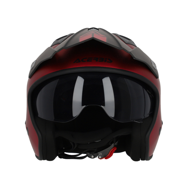 ACERBIS JET ARIA METALLIC HELMET RED XS, 4
