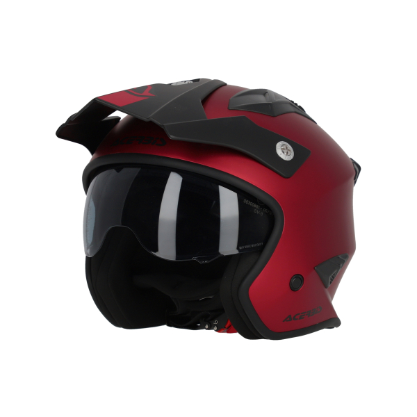 ACERBIS JET ARIA METALLIC HELMET RED XS, 8