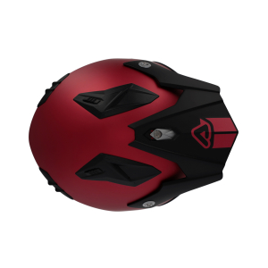 ACERBIS JET ARIA METALLIC HELMET RED XS, 3