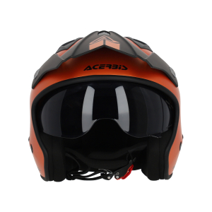 ACERBIS JET ARIA METALLIC HELMET ORANGE/ORANGE XS, 3