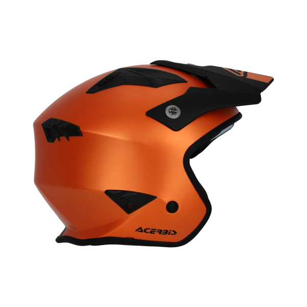 ACERBIS JET ARIA METALLIC HELMET ORANGE/ORANGE S, 2
