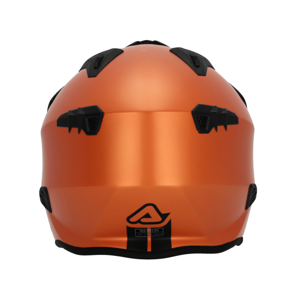 ACERBIS JET ARIA METALLIC HELMET ORANGE/ORANGE S, 3