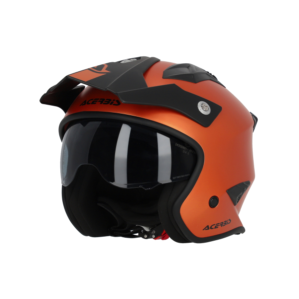 ACERBIS JET ARIA METALLIC HELMET ORANGE/ORANGE S, 8