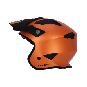 ACERBIS JET ARIA METALLIC HELMET ORANGE/ORANGE S, 5