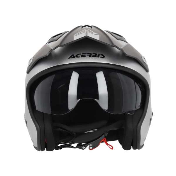 ACERBIS JET ARIA METALLIC HELMET SILVER XS, 6