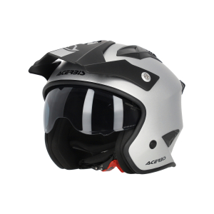 ACERBIS JET ARIA METALLIC HELMET SILVER L, 3