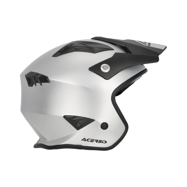 ACERBIS JET ARIA METALLIC HELMET SILVER XL, 3