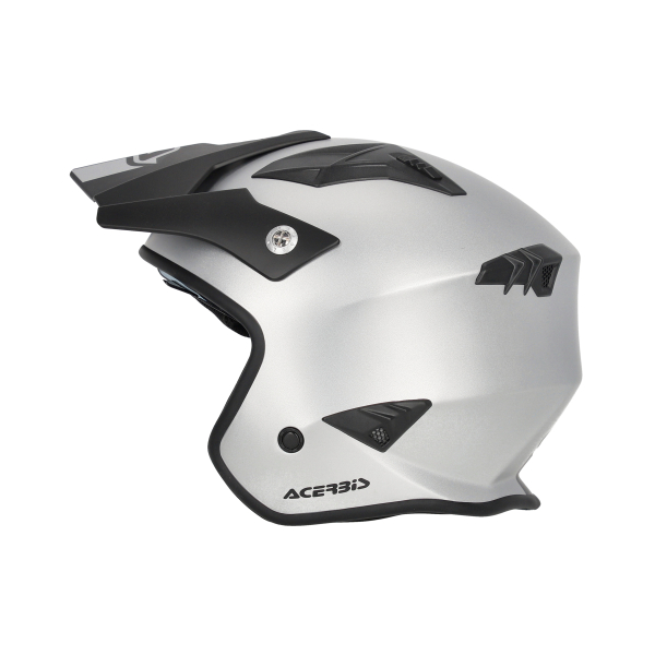 ACERBIS JET ARIA METALLIC HELMET SILVER XL, 7