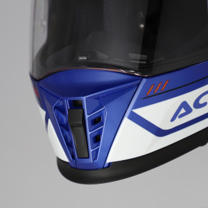 ACERBIS X-WAY GRAPHIC HELMET ORANGE/BLUE XS, 3