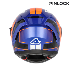 ACERBIS X-WAY GRAPHIC HELMET ORANGE/BLUE XS, 8