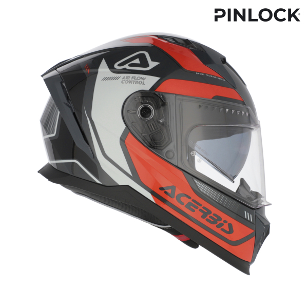 ACERBIS X-WAY GRAPHIC HELMET ORANGE/GREY S, 2