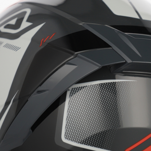 ACERBIS X-WAY GRAPHIC HELMET ORANGE/GREY S, 5