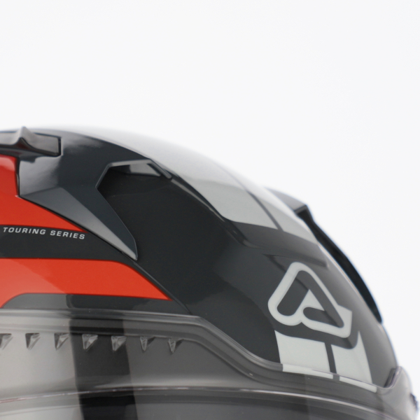 ACERBIS X-WAY GRAPHIC HELMET ORANGE/GREY S, 11