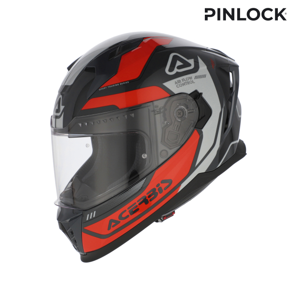 ACERBIS X-WAY GRAPHIC HELMET ORANGE/GREY S, 13