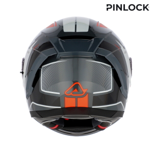 ACERBIS X-WAY GRAPHIC HELMET ORANGE/GREY S, 7