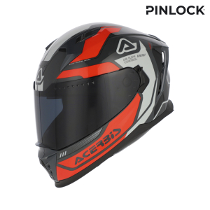 ACERBIS X-WAY GRAPHIC HELMET ORANGE/GREY L, 5
