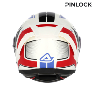 ACERBIS X-WAY GRAPHIC HELMET WHITE/BLUE S, 9