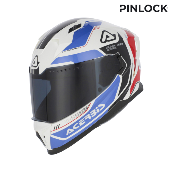 ACERBIS X-WAY GRAPHIC HELMET WHITE/BLUE L, 2