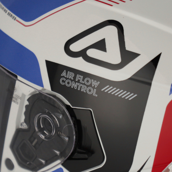 ACERBIS X-WAY GRAPHIC HELMET WHITE/BLUE L, 7