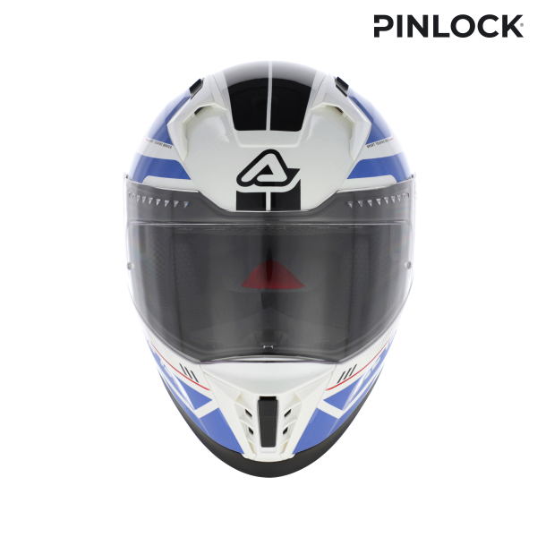 ACERBIS X-WAY GRAPHIC HELMET WHITE/BLUE L, 9
