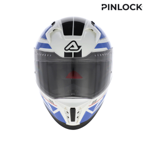 ACERBIS X-WAY GRAPHIC HELMET WHITE/BLUE L, 9