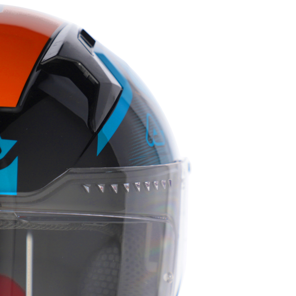 ACERBIS X-WAY GRAPHIC HELMET BLUE/ORANGE XL, 8