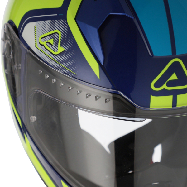 ACERBIS X-WAY GRAPHIC HELMET BLUE/YELLOW M, 2