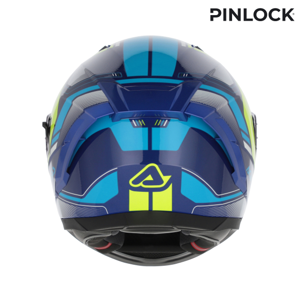 ACERBIS X-WAY GRAPHIC HELMET BLUE/YELLOW M, 3