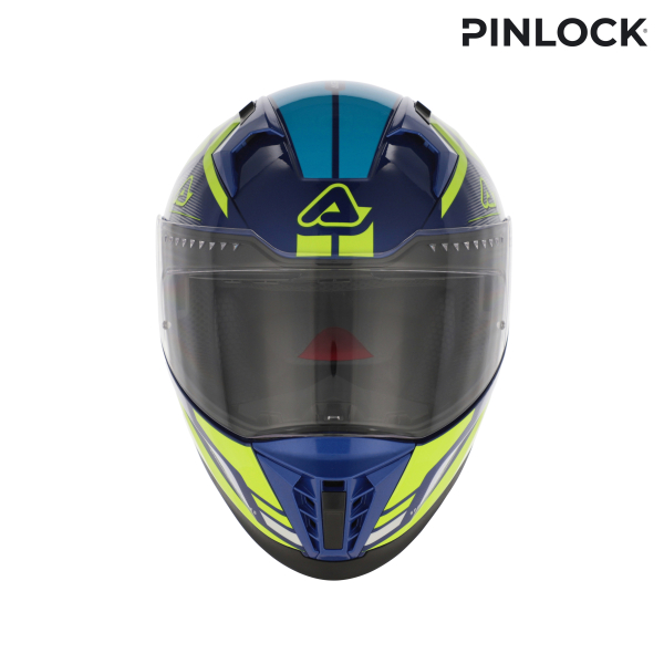 ACERBIS X-WAY GRAPHIC HELMET BLUE/YELLOW M, 6