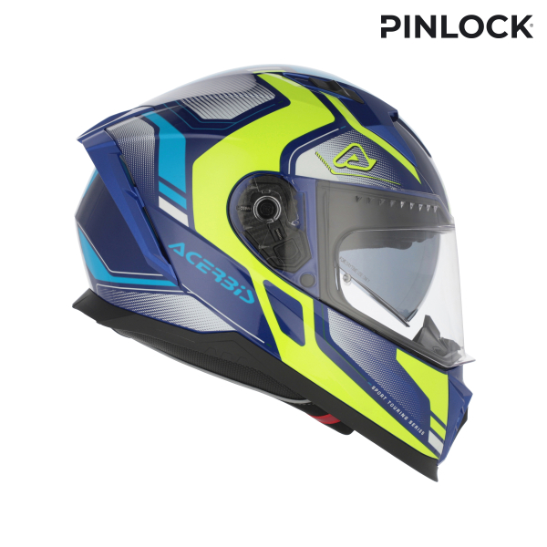 ACERBIS X-WAY GRAPHIC HELMET BLUE/YELLOW M, 10