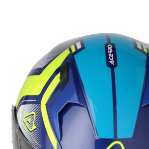 ACERBIS X-WAY GRAPHIC HELMET BLUE/YELLOW M, 8