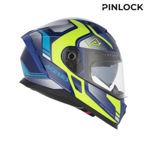 ACERBIS X-WAY GRAPHIC HELMET BLUE/YELLOW M, 10