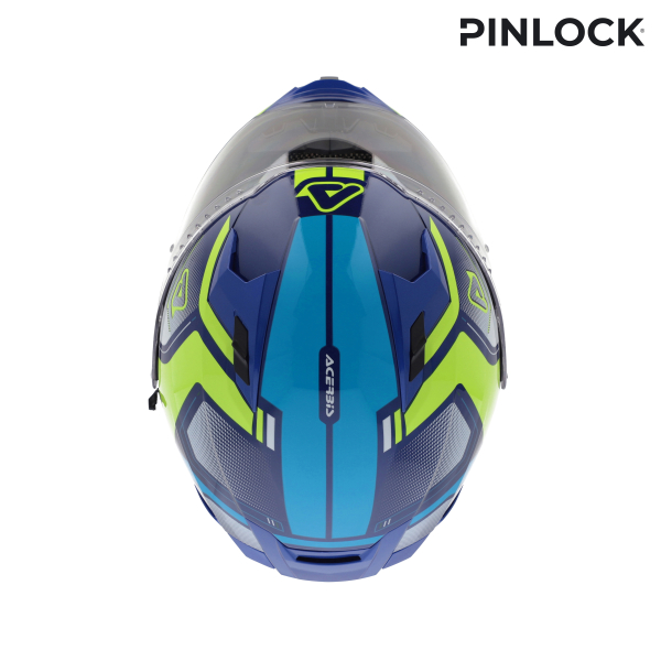ACERBIS X-WAY GRAPHIC HELMET BLUE/YELLOW L, 4