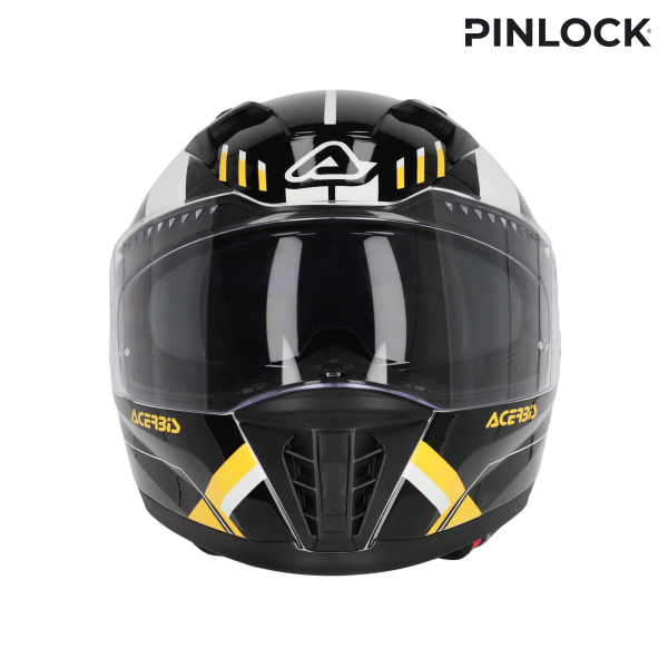 ACERBIS X-WAY GRAPHIC HELMET BLACK/YELLOW XL, 7