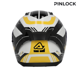 ACERBIS X-WAY GRAPHIC HELMET BLACK/YELLOW XL, 5
