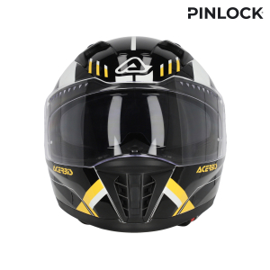 ACERBIS X-WAY GRAPHIC HELMET BLACK/YELLOW XL, 7
