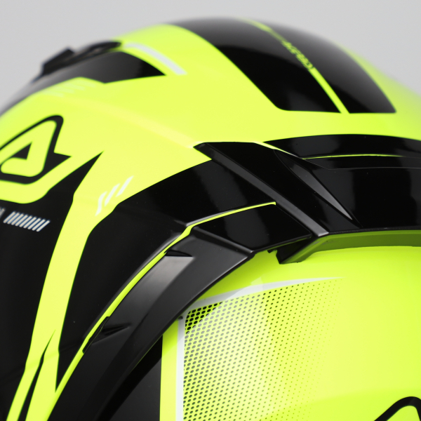 ACERBIS X-WAY GRAPHIC HELMET GIALLO FLUO/NERO XS, 4