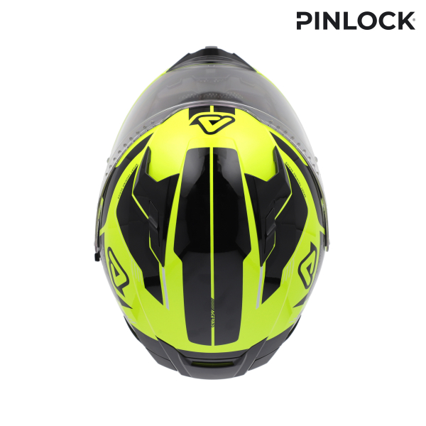 ACERBIS X-WAY GRAPHIC HELMET GIALLO FLUO/NERO XS, 5