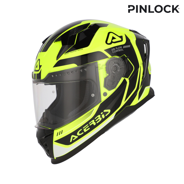 ACERBIS X-WAY GRAPHIC HELMET GIALLO FLUO/NERO XS, 13