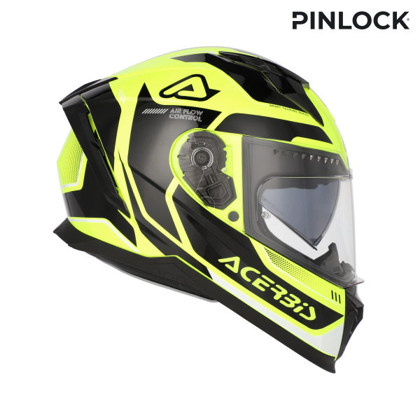 ACERBIS X-WAY GRAPHIC HELMET GIALLO FLUO/NERO XS, 14