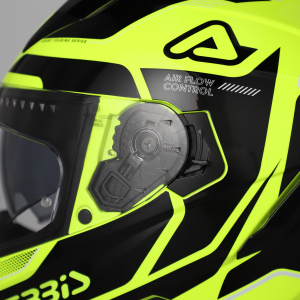 ACERBIS X-WAY GRAPHIC HELMET GIALLO FLUO/NERO XS, 6